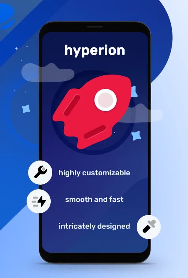 hyperion launcher مهكر — لقطة شاشة 1