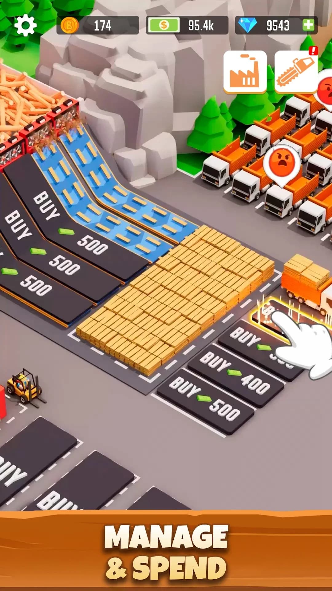 Idle Lumber Empire مهكرة — لقطة شاشة 2