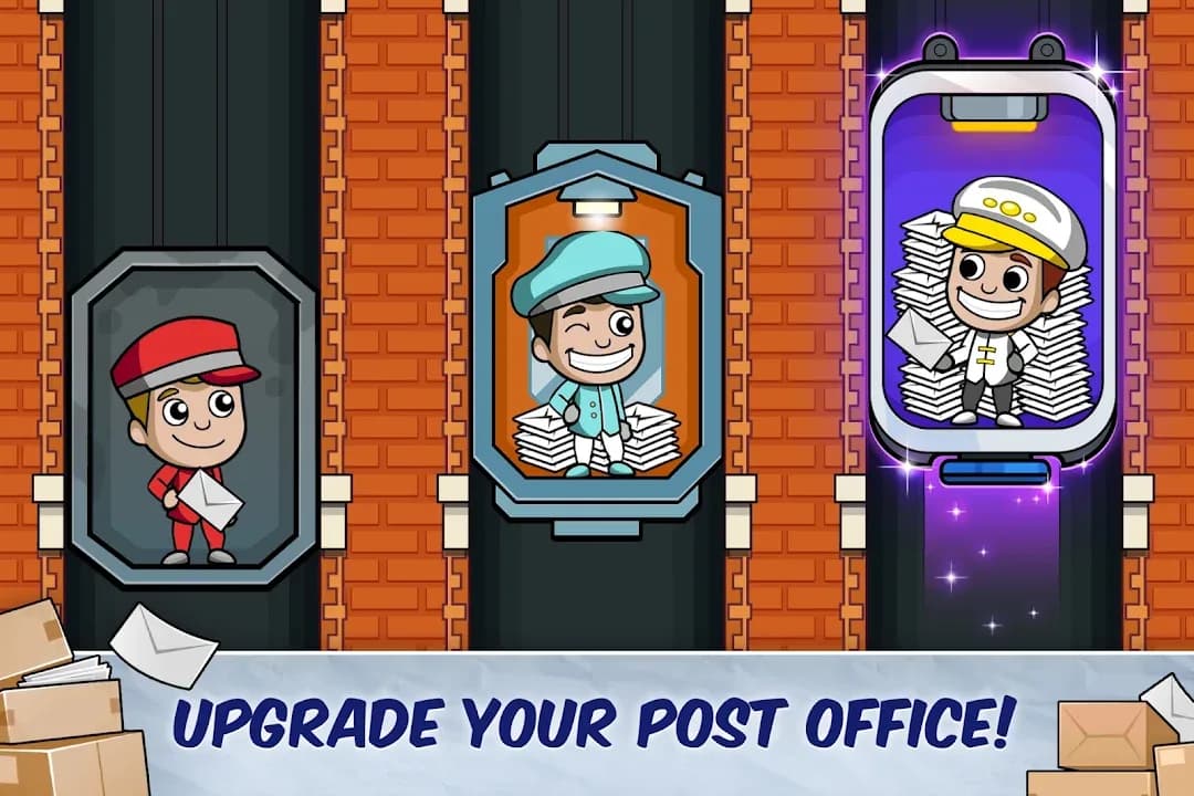 Idle Mail Tycoon مهكرة — لقطة شاشة 4