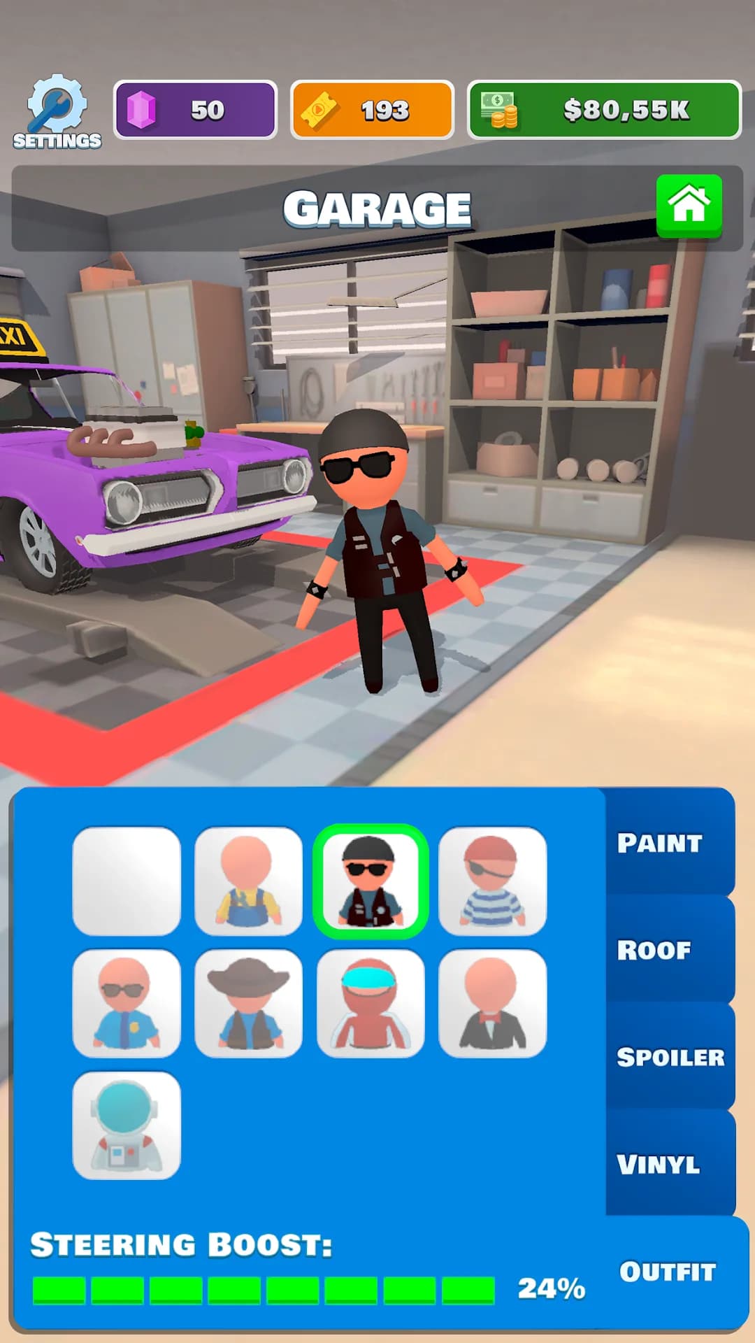idle racer مهكرة — لقطة شاشة 7
