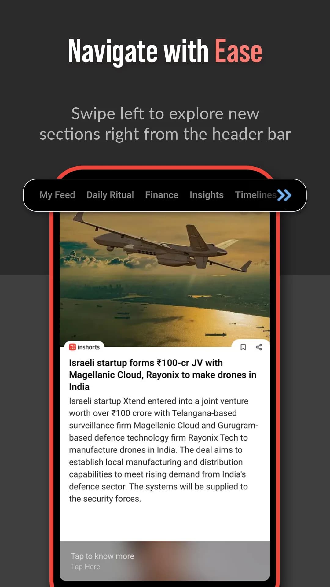 Inshorts مهكر — لقطة شاشة 4