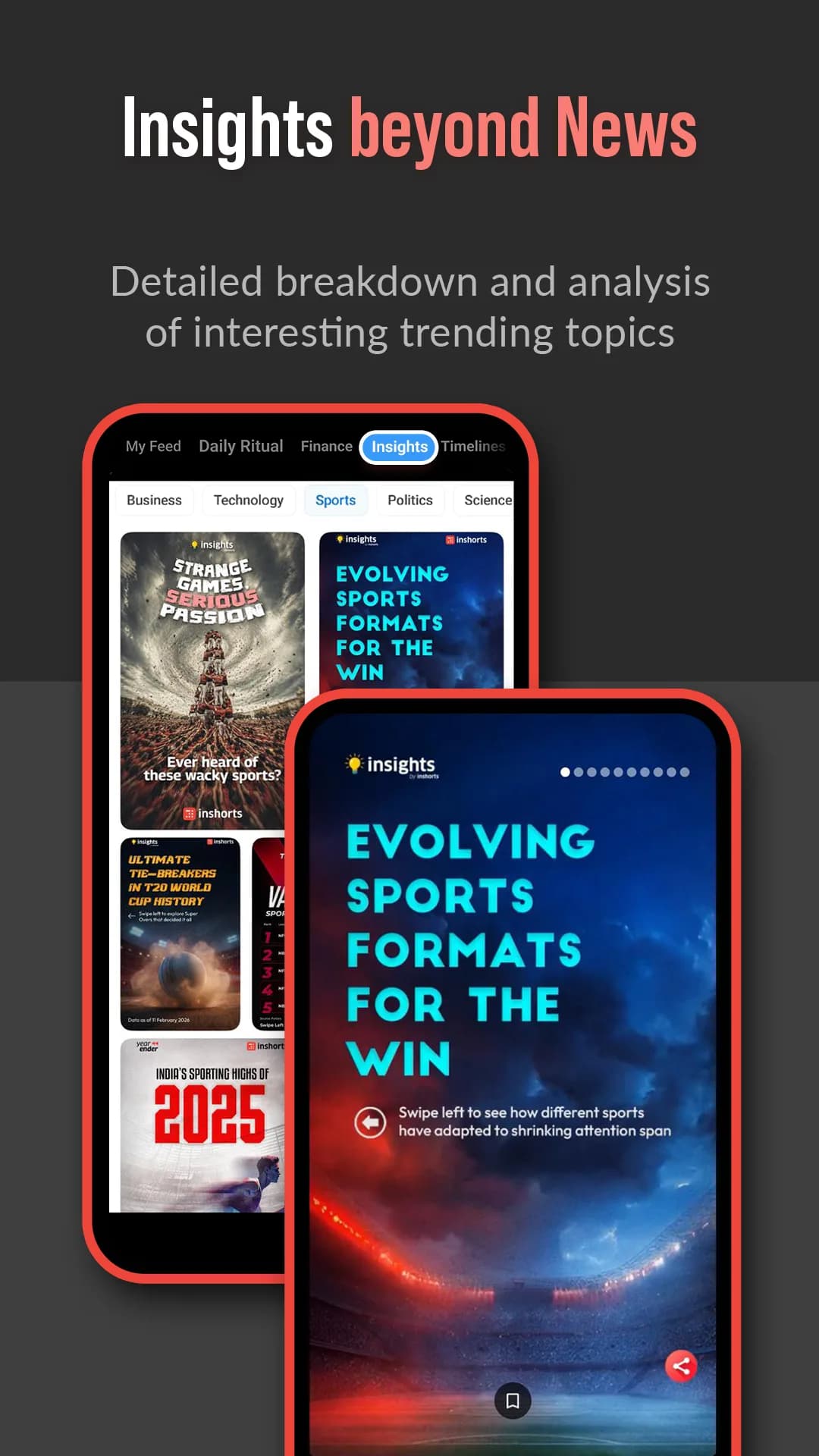 Inshorts مهكر — لقطة شاشة 5
