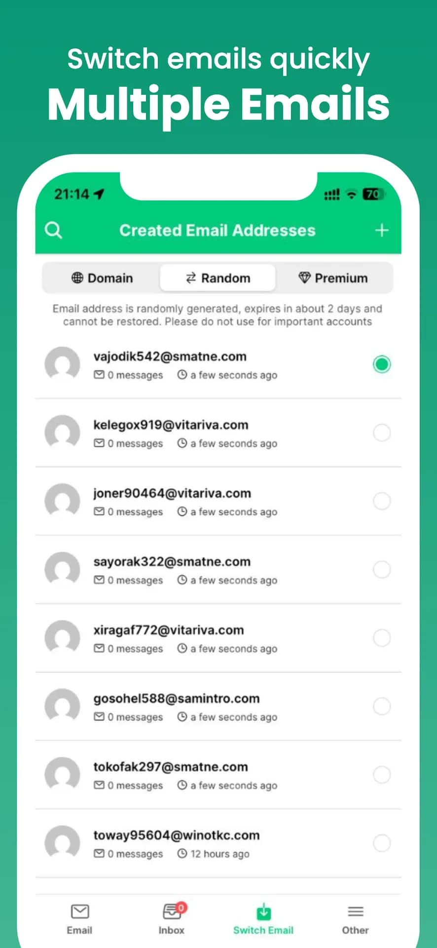 Instant Mail مهكر — لقطة شاشة 3