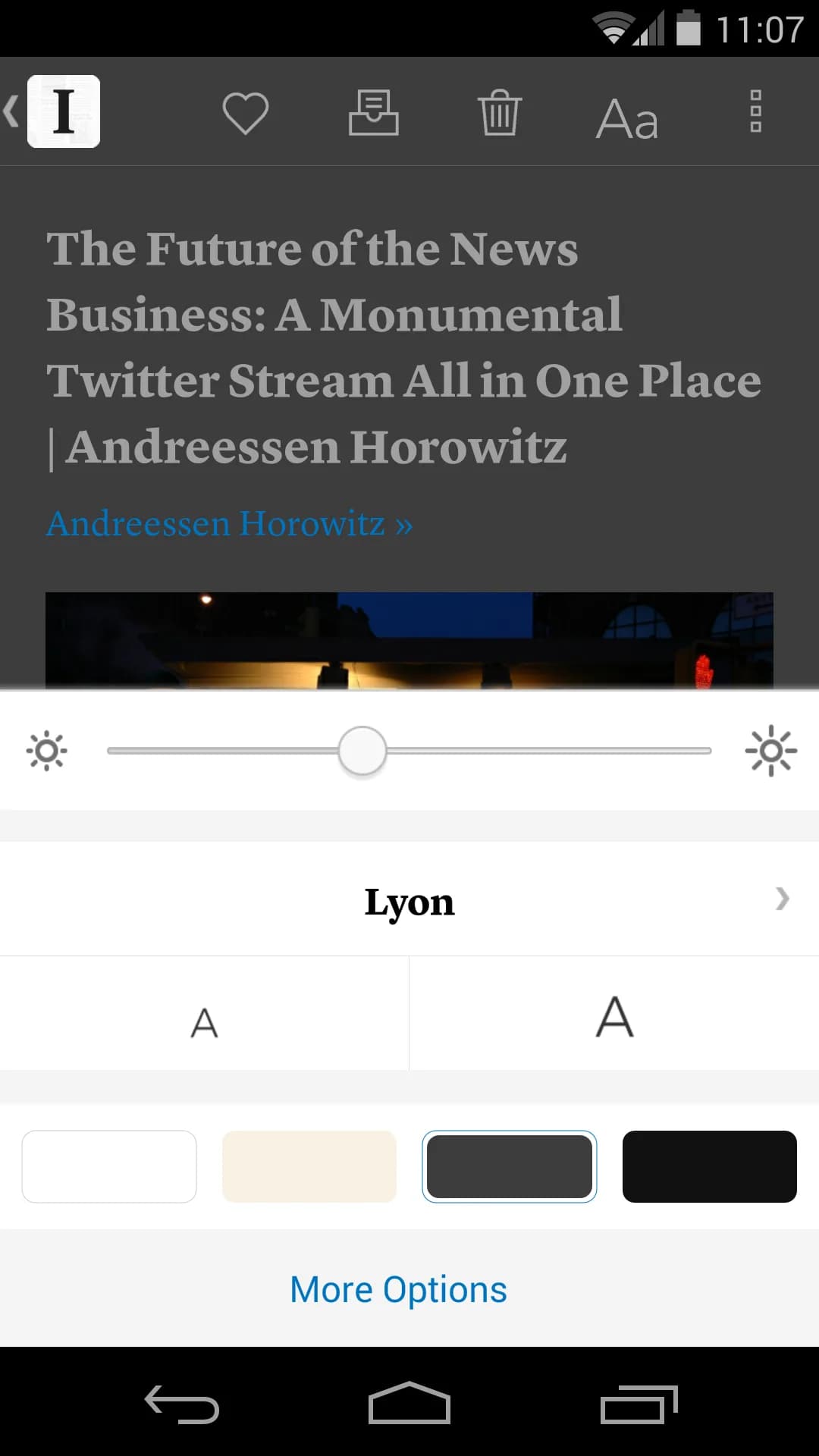 Instapaper مهكر — لقطة شاشة 4