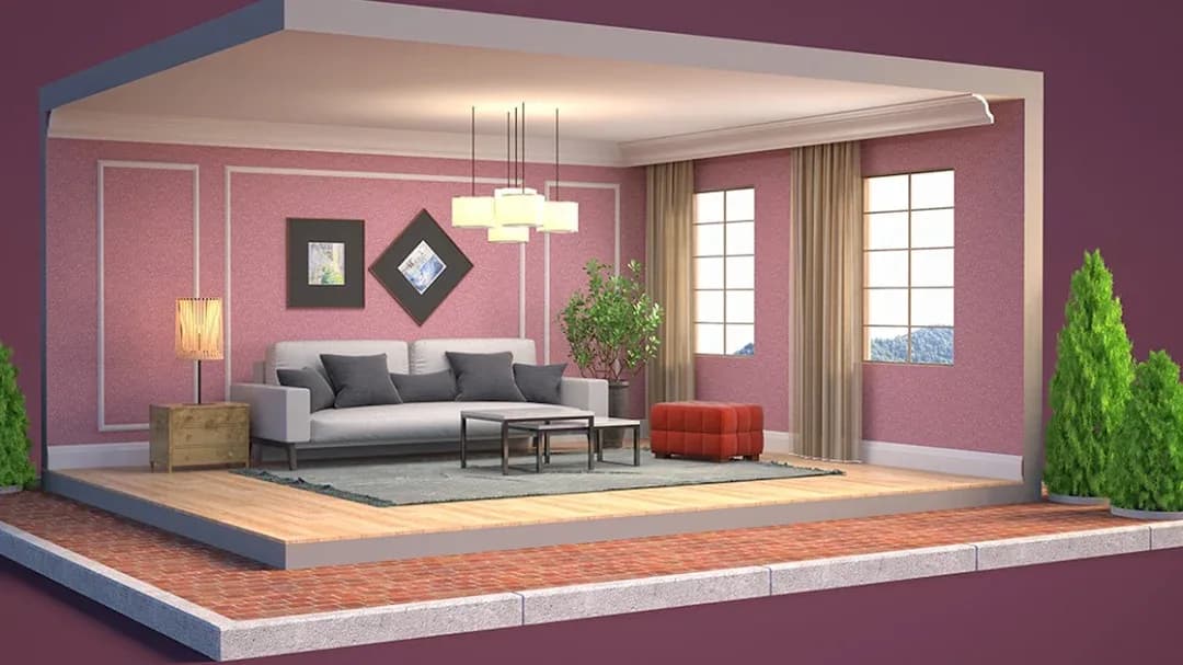 Interior Home Makeover مهكر — لقطة شاشة 4