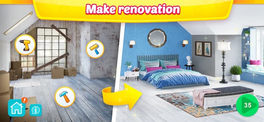 Interior Story مهكرة — لقطة شاشة 4