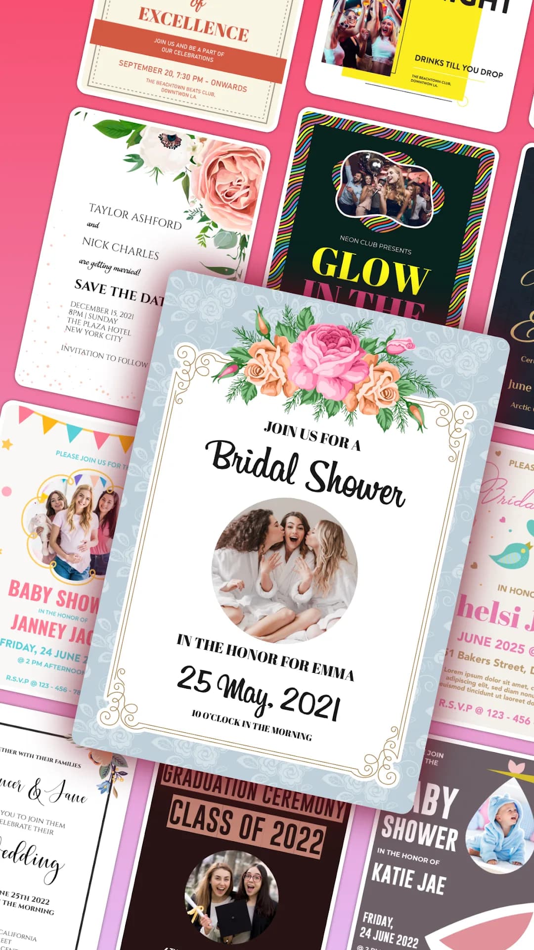 Invitation Maker مهكر — لقطة شاشة 1