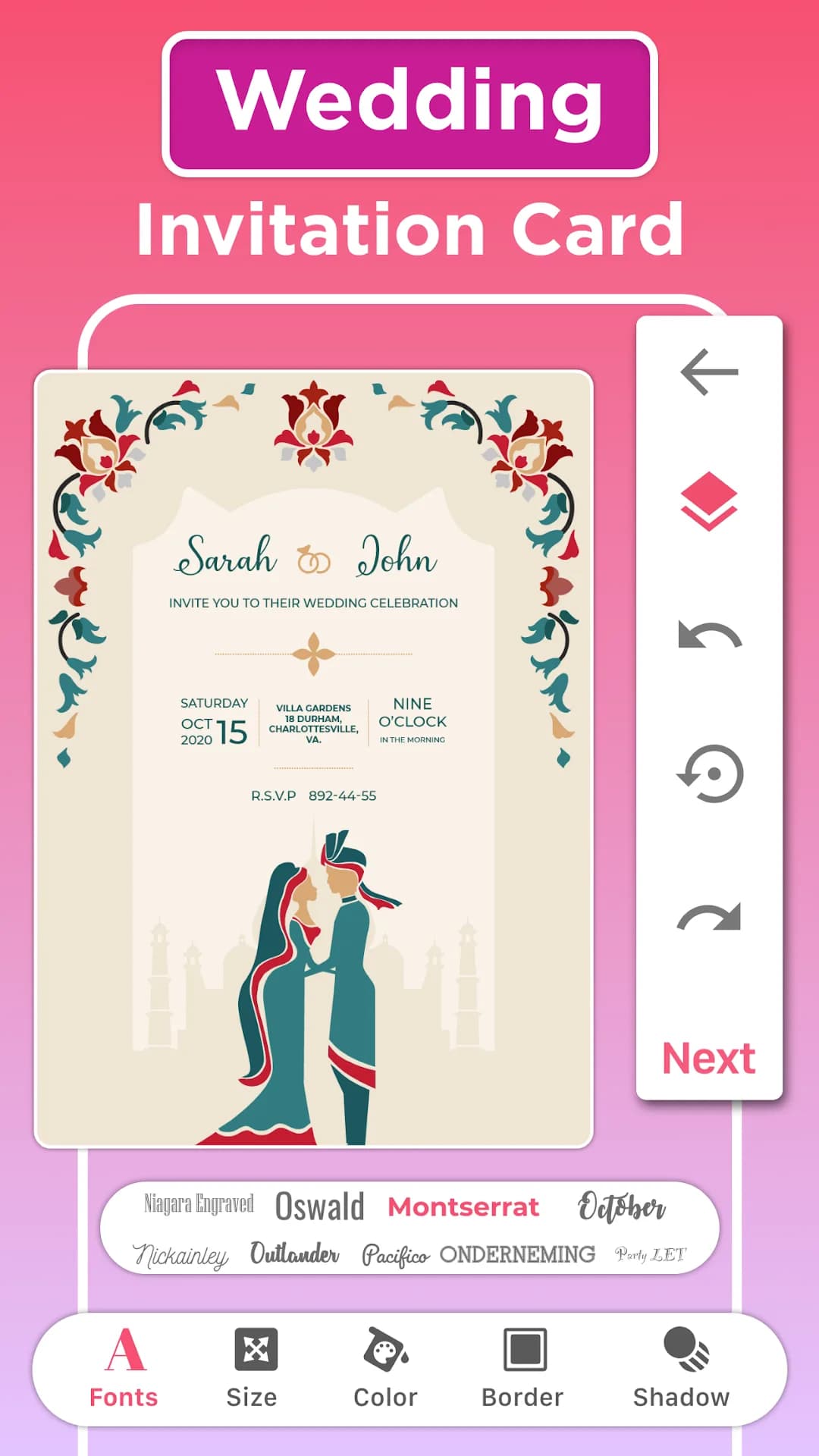 Invitation Maker مهكر — لقطة شاشة 4