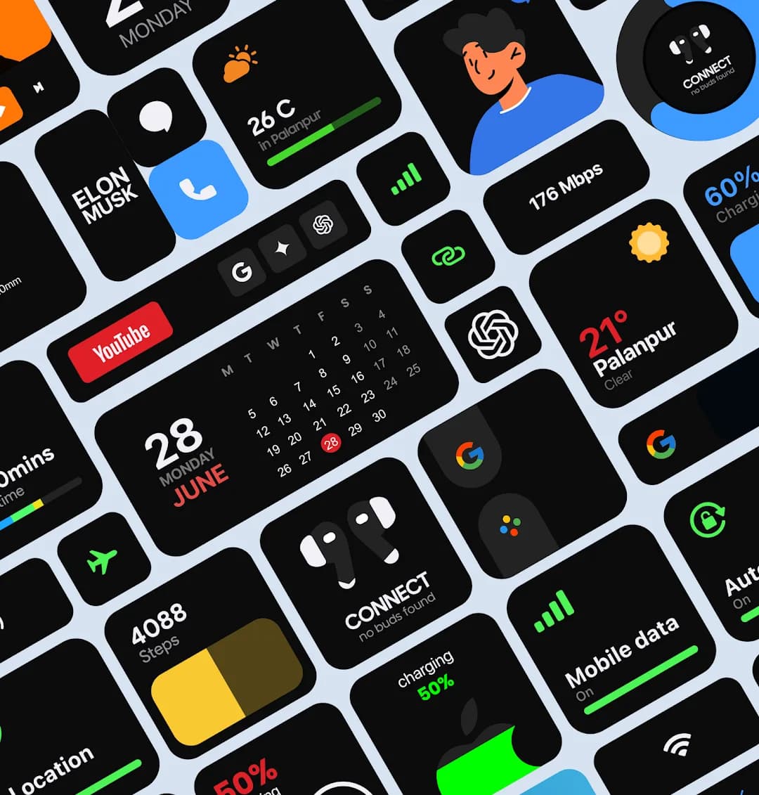 iOS Widgets Premium مهكر — لقطة شاشة 6