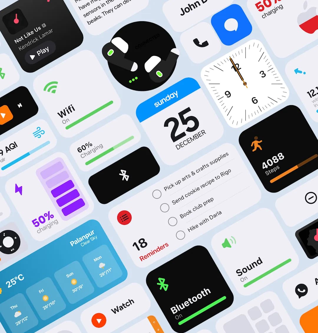 iOS Widgets Premium مهكر — لقطة شاشة 7