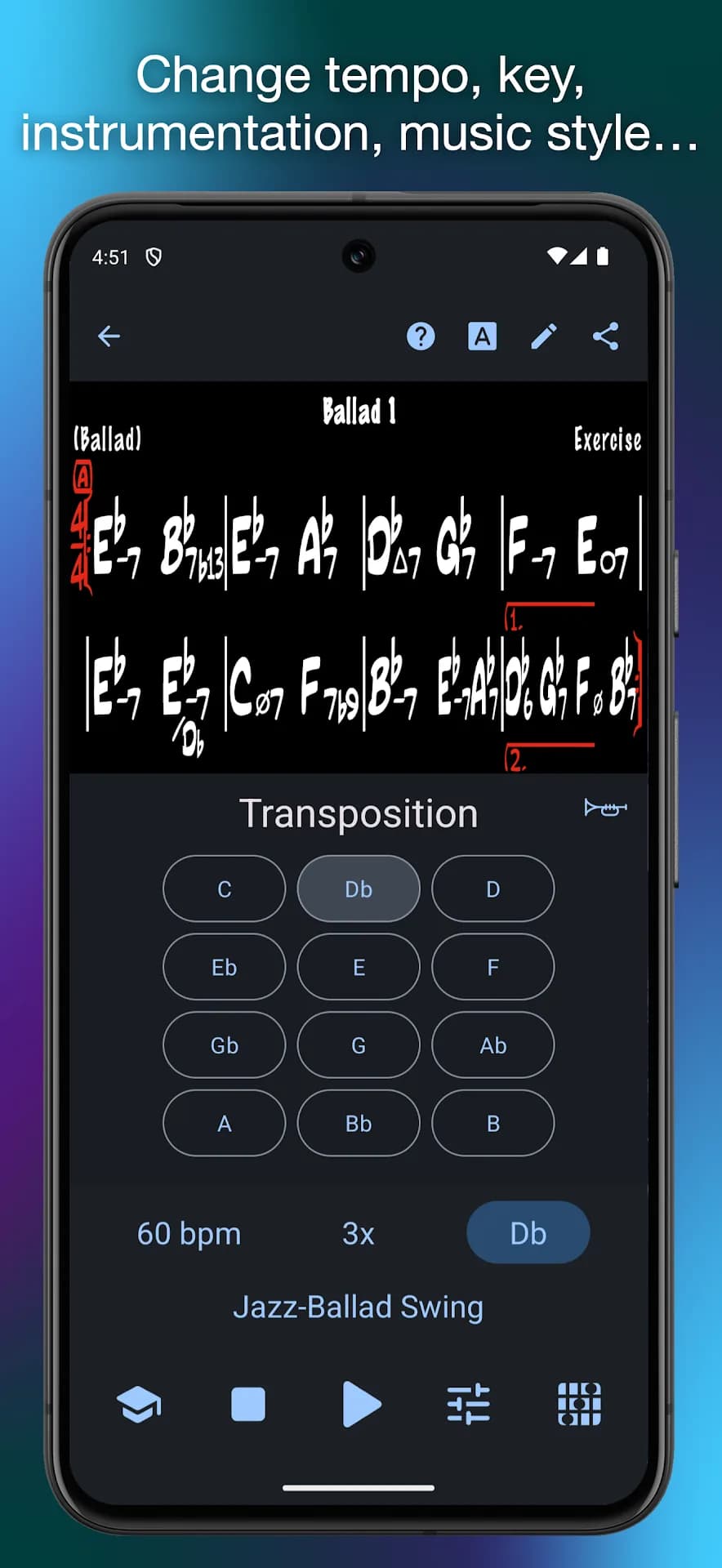iReal Pro مهكر — لقطة شاشة 2
