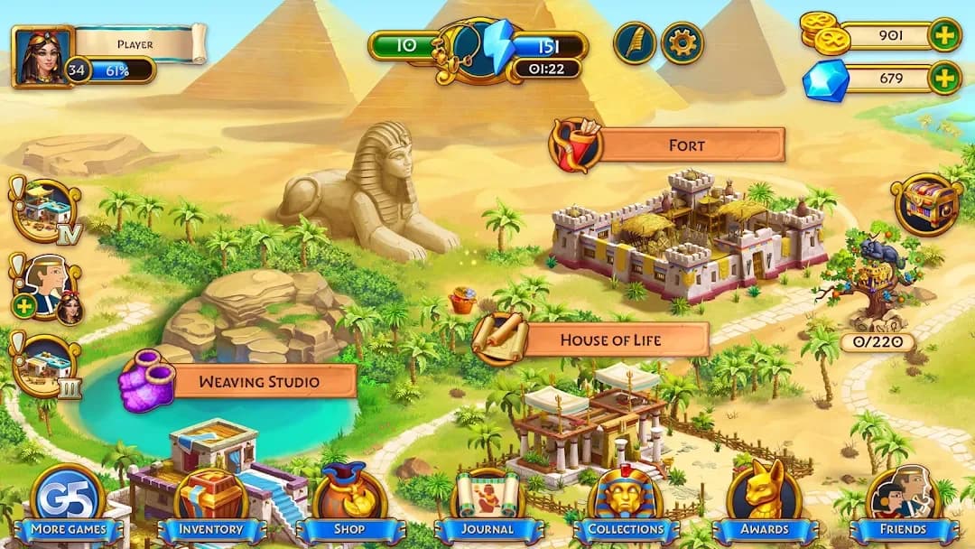 Jewels of Egypt مهكرة — لقطة شاشة 7