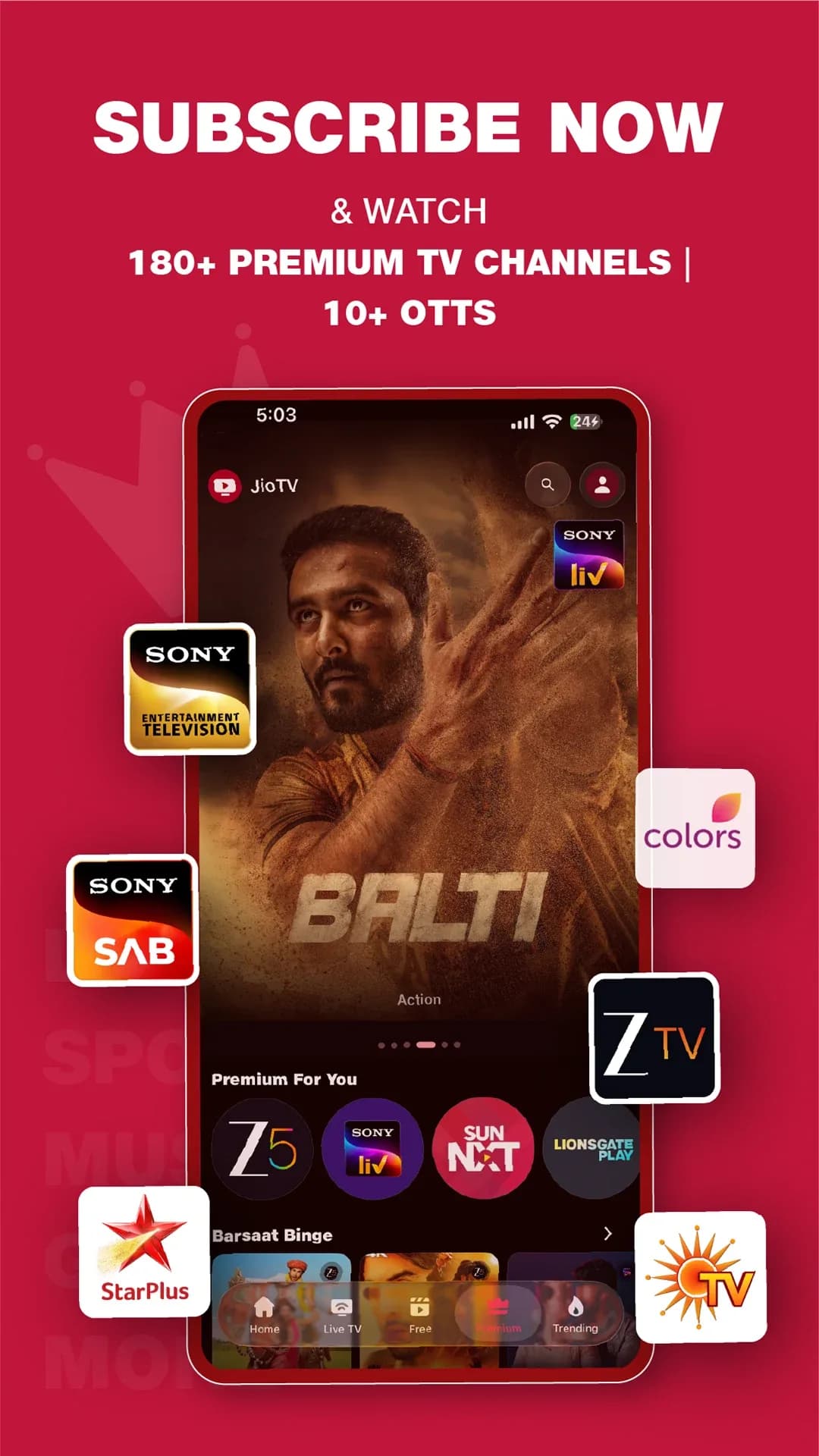 JioTV مهكر — لقطة شاشة 4