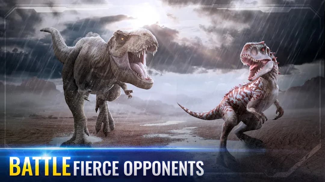 Jurassic World The Game مهكرة — لقطة شاشة 1