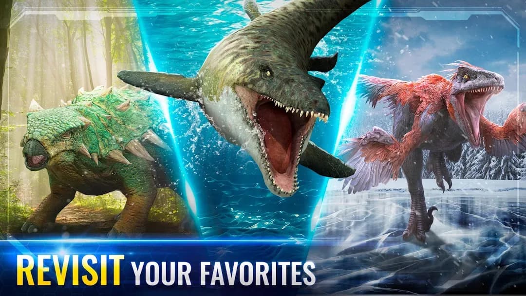 Jurassic World The Game مهكرة — لقطة شاشة 4