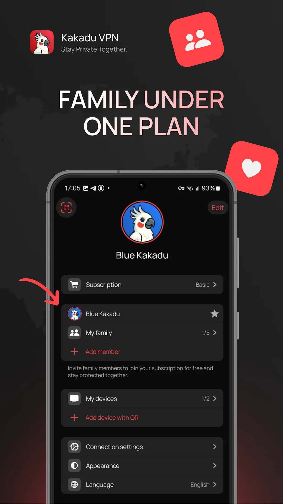 Kakadu VPN مهكر — لقطة شاشة 3