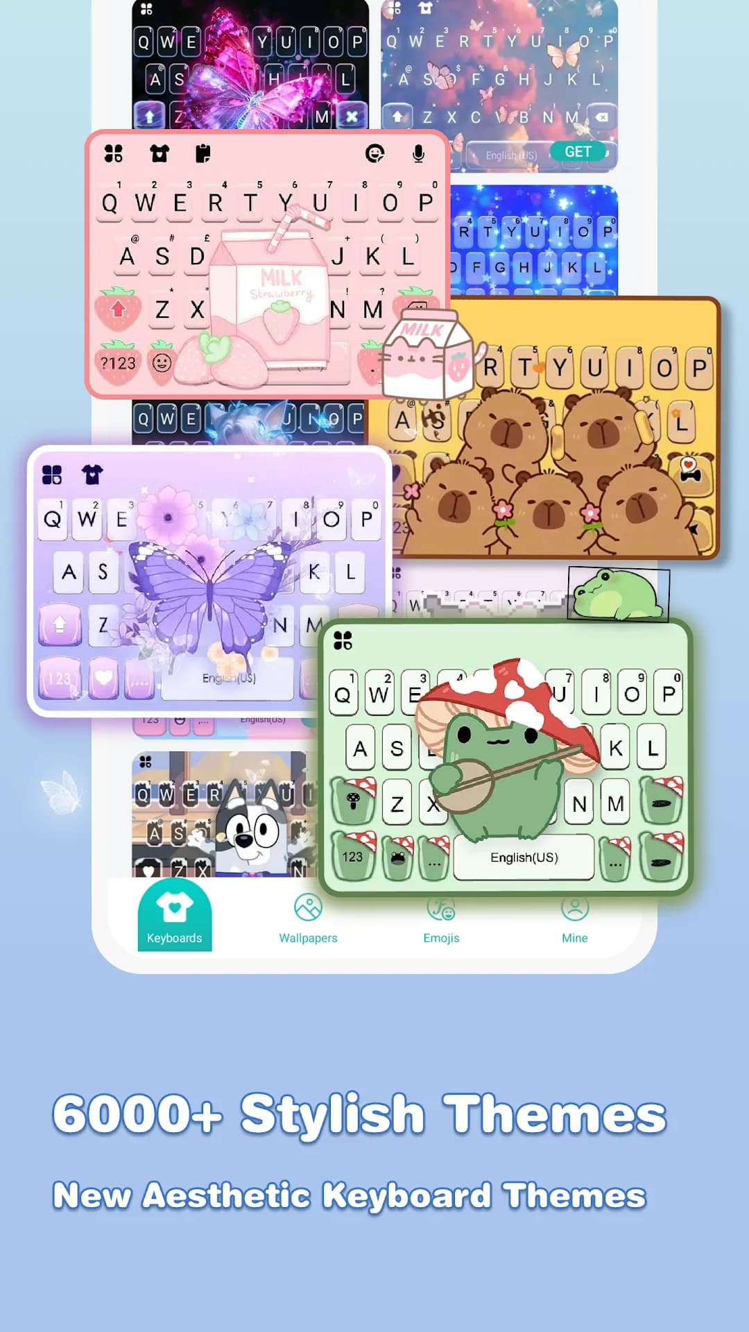Kika Keyboard مهكر — لقطة شاشة 1