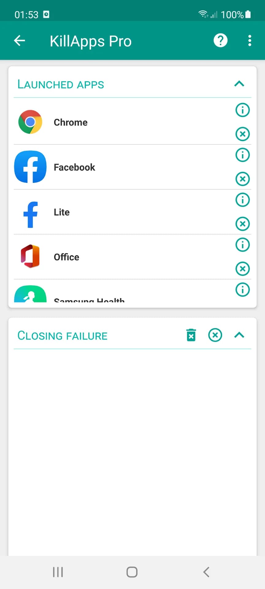 KillApps Pro مهكر — لقطة شاشة 2