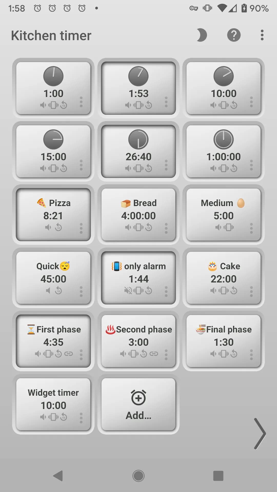 Kitchen Timer مهكر — لقطة شاشة 2