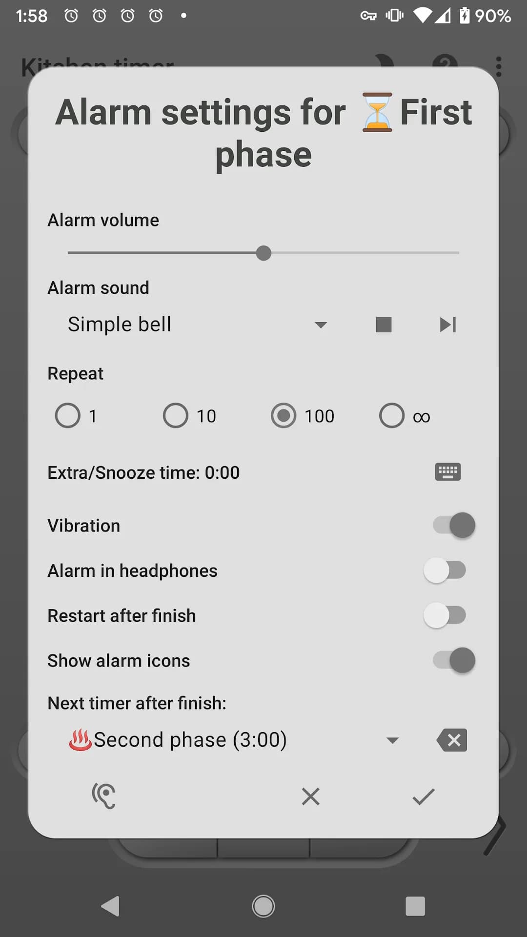 Kitchen Timer مهكر — لقطة شاشة 3
