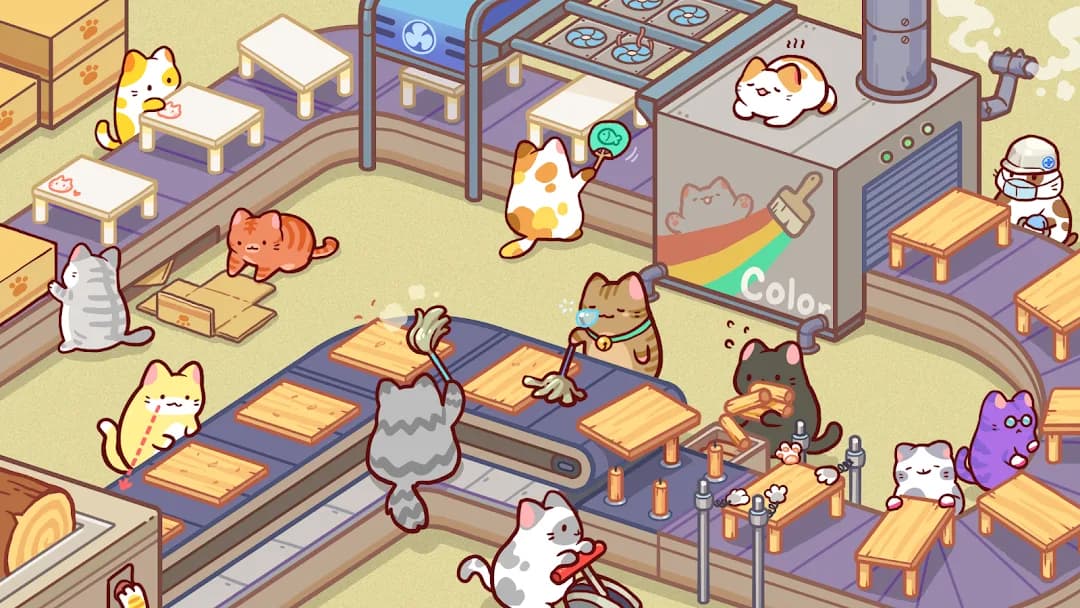 Kitty Cat Tycoon مهكر — لقطة شاشة 4