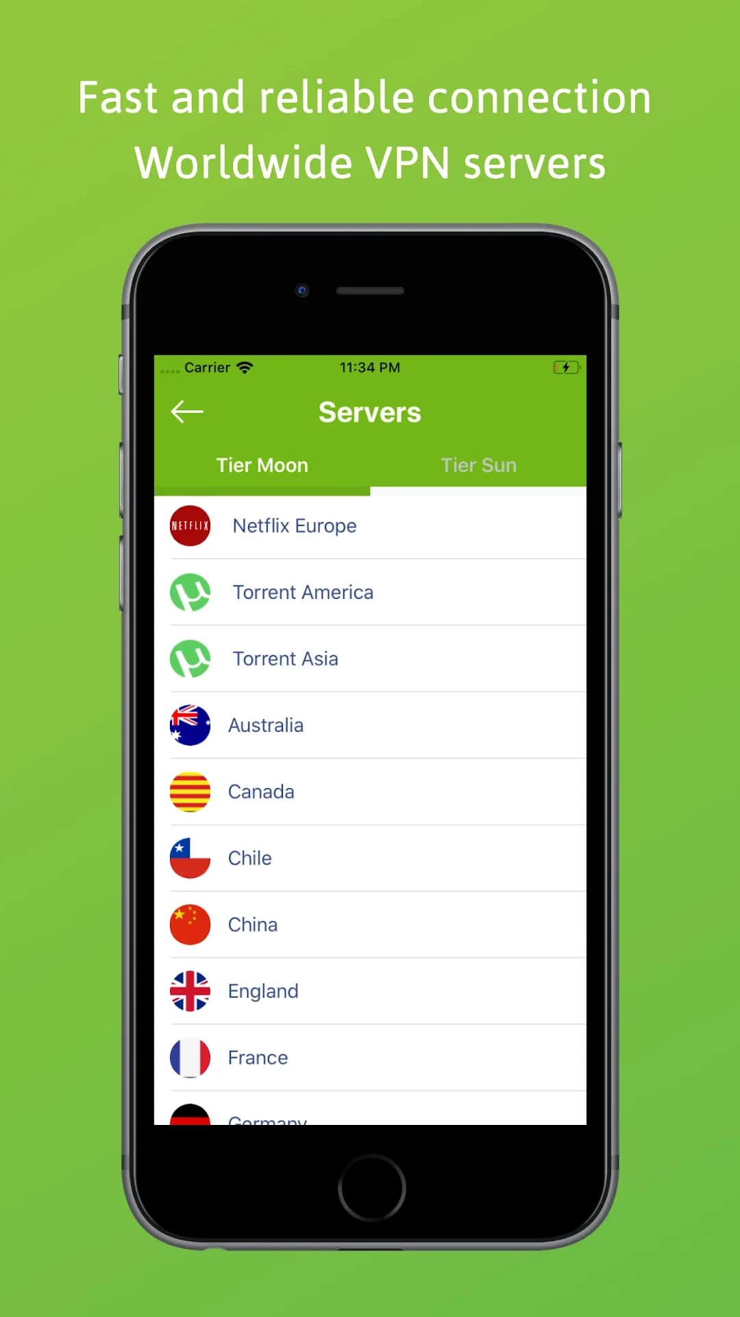 Kiwi VPN مهكر — لقطة شاشة 4