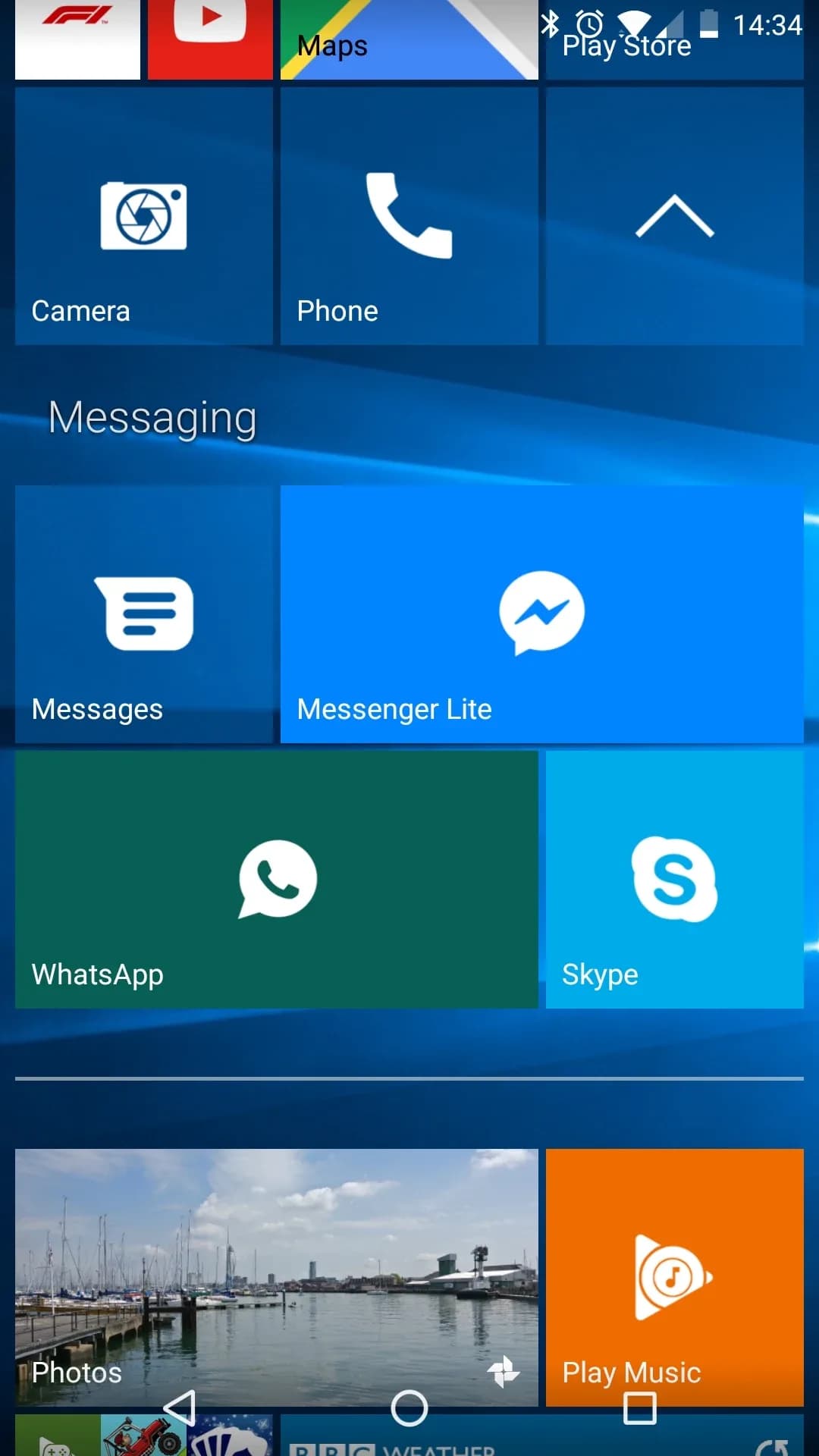 Launcher 10 مهكر — لقطة شاشة 2