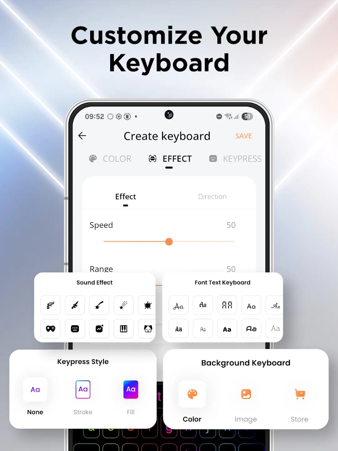 Led KeyBoard Premium مهكر — لقطة شاشة 4