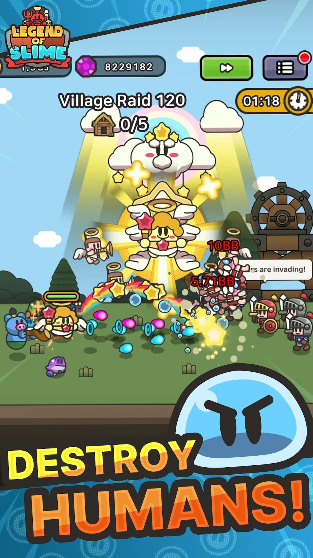 Legend of Slime مهكرة — لقطة شاشة 1