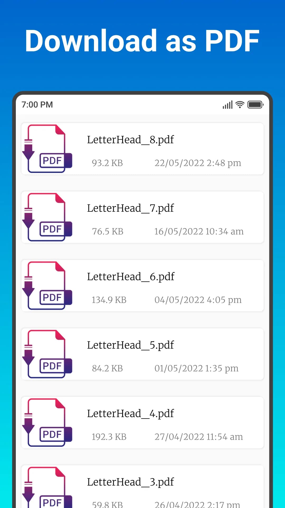 Letterhead Maker — Screenshot 5