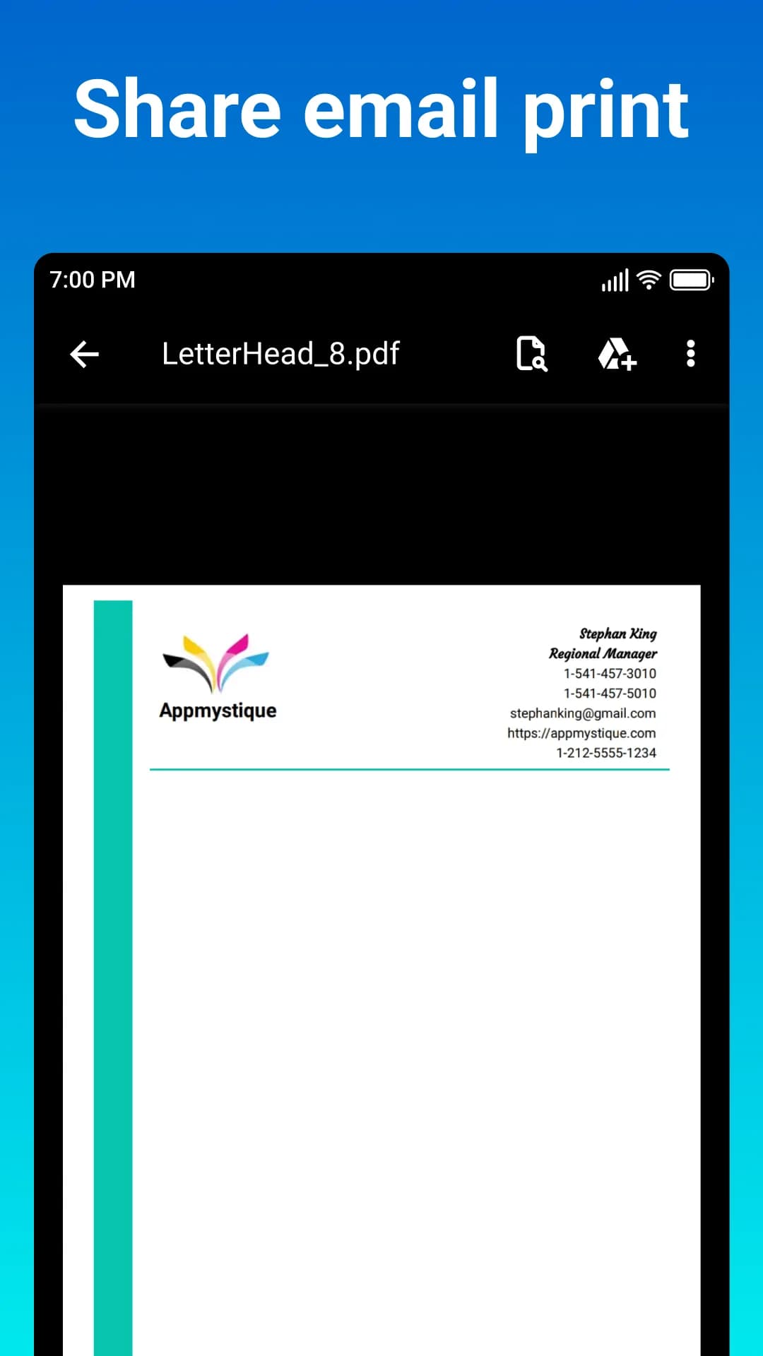 Letterhead Maker — Screenshot 6