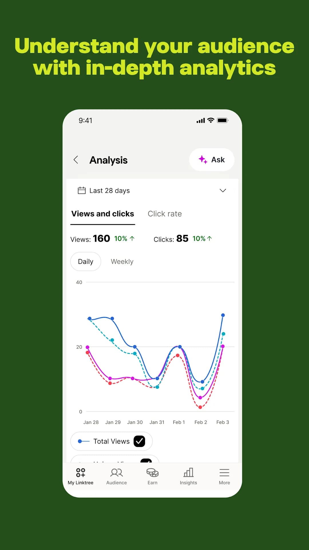 Linktree مهكر — لقطة شاشة 5