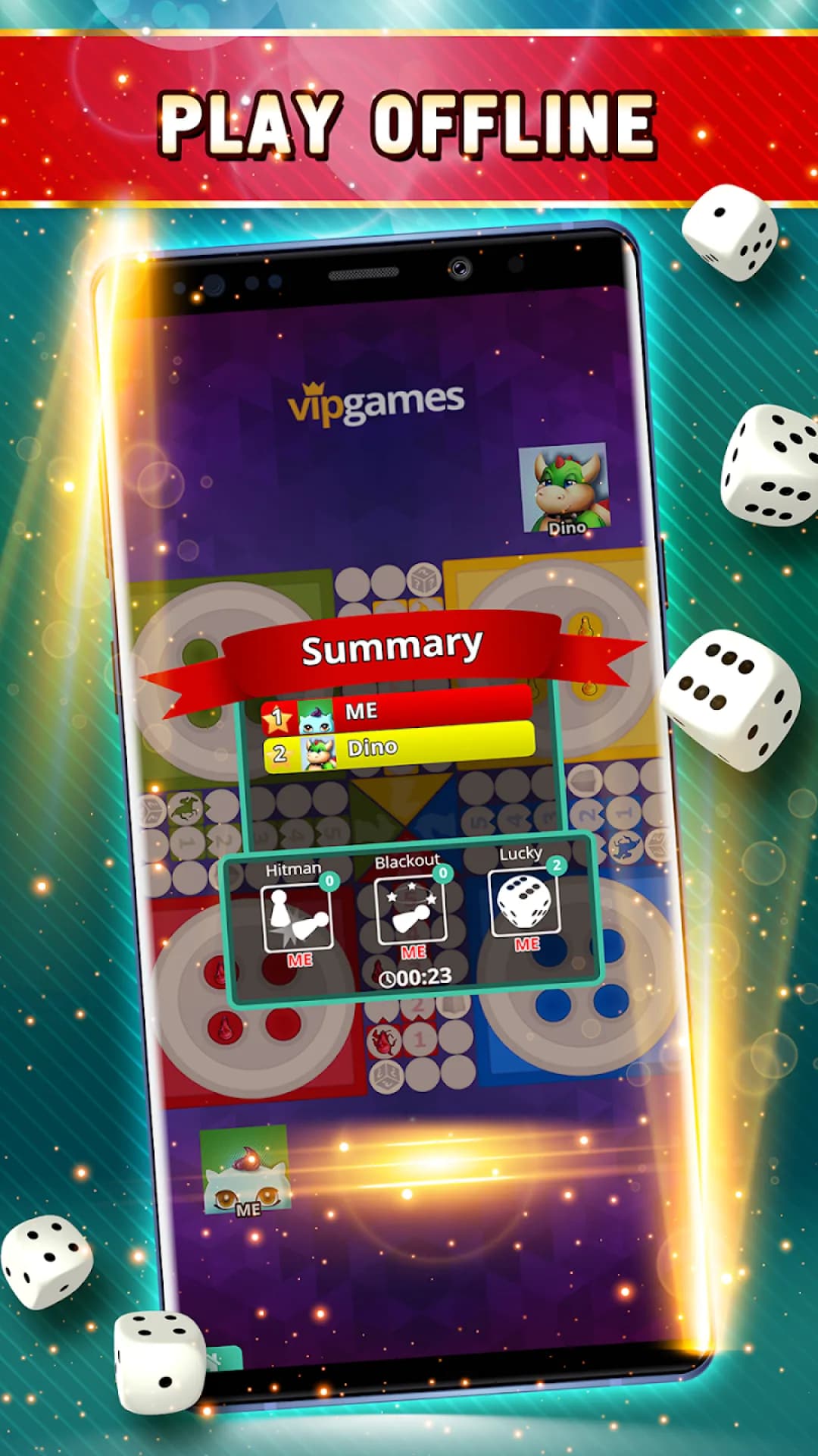 Ludo Offline مهكرة — لقطة شاشة 4