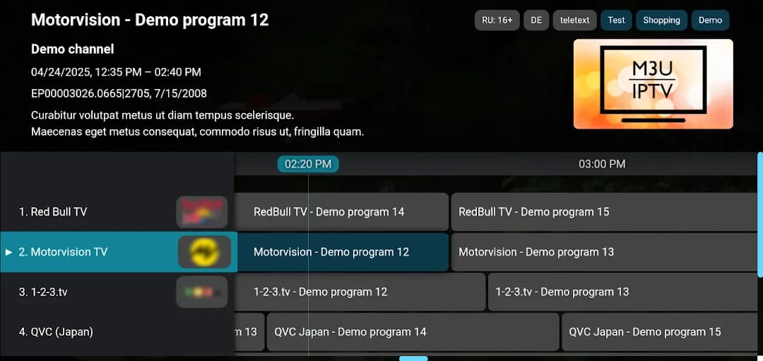 M3U IPTV مهكر — لقطة شاشة 7
