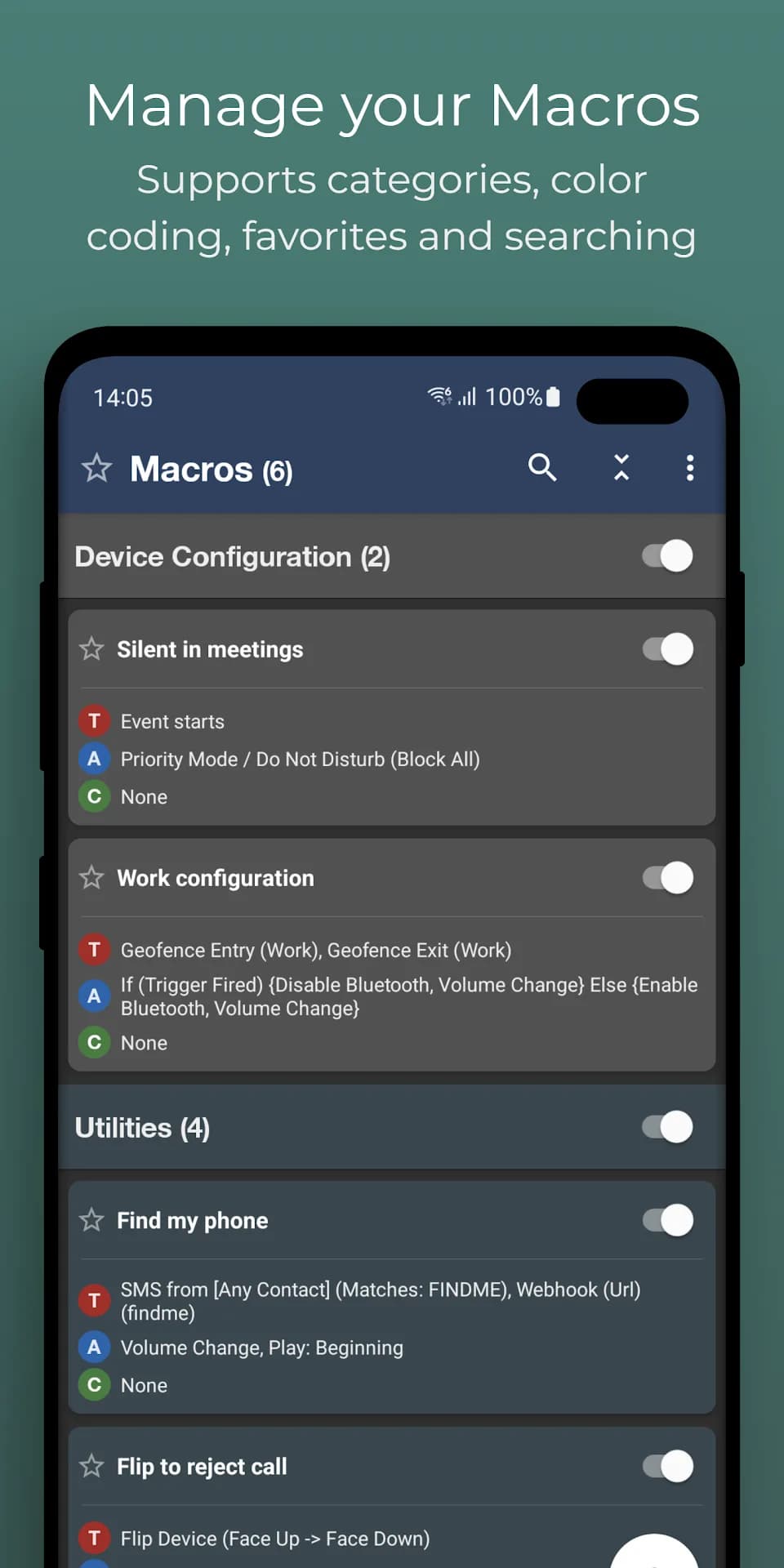 MacroDroid Pro مهكر — لقطة شاشة 5