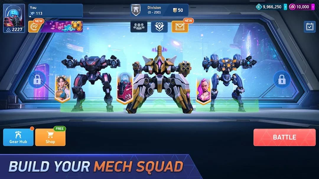 Mech Arena مهكرة — لقطة شاشة 1