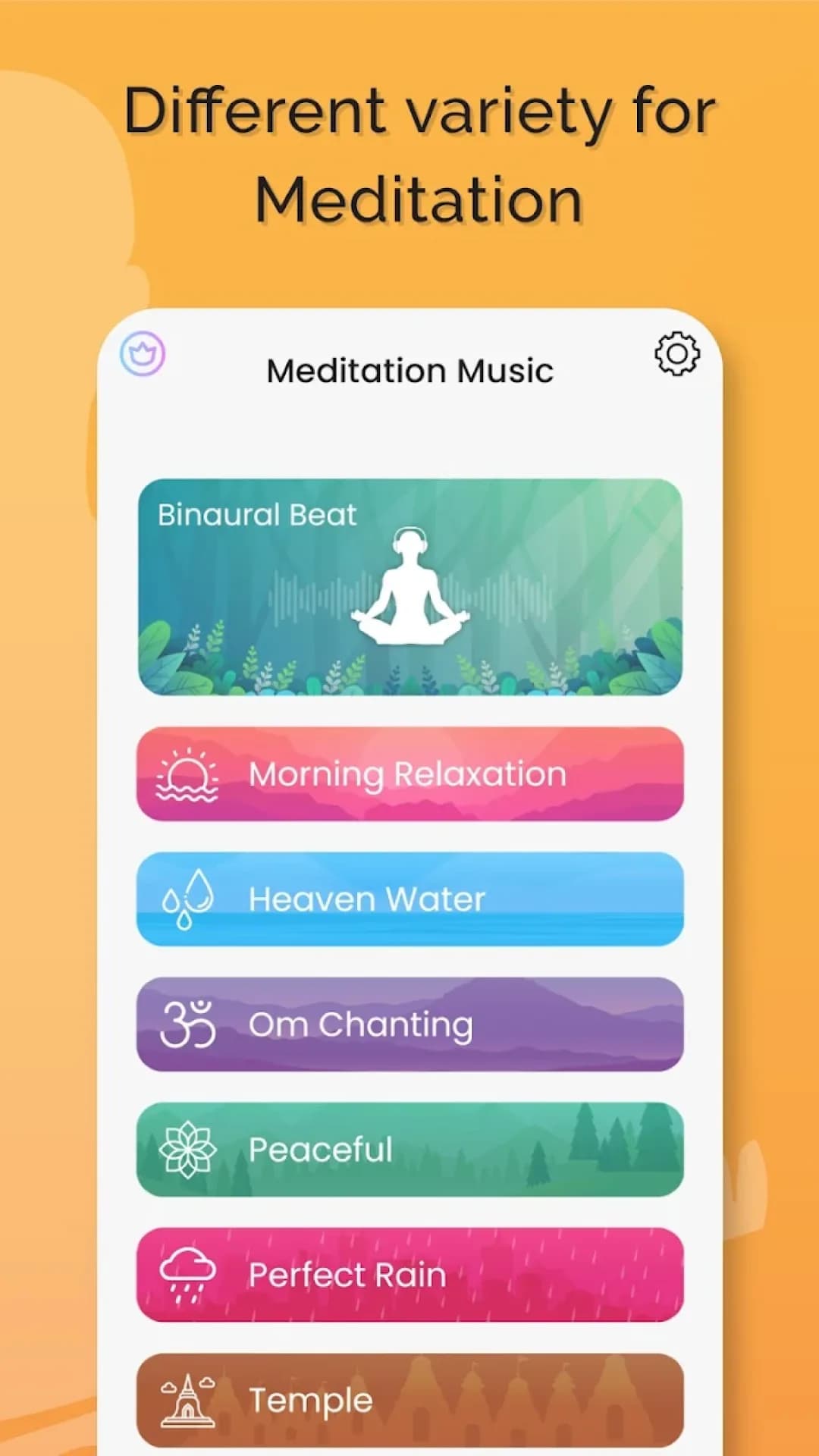 Meditation Music مهكر — لقطة شاشة 2