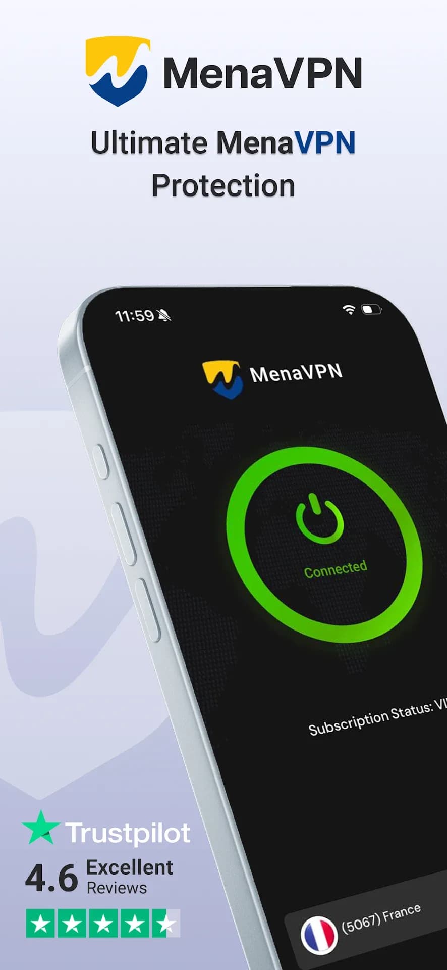 MenaVpn مهكر — لقطة شاشة 1