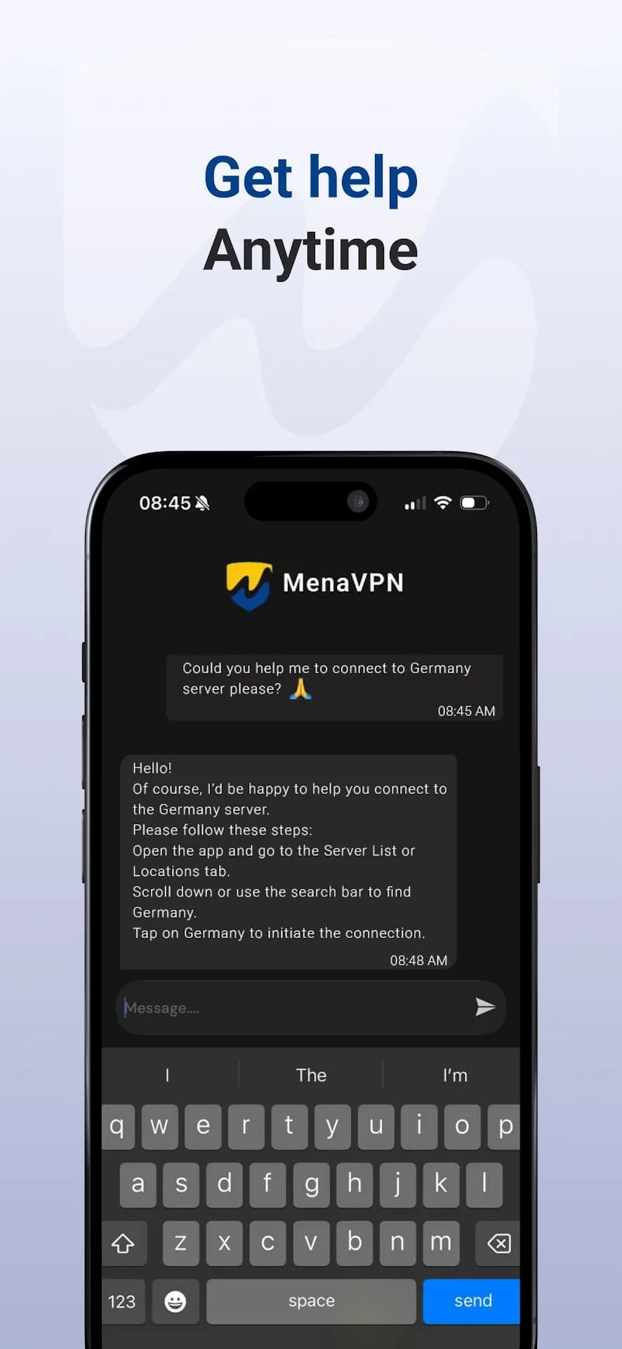 MenaVpn مهكر — لقطة شاشة 6