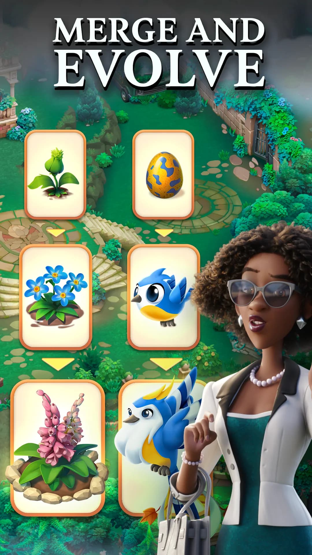 Merge Gardens مهكرة — لقطة شاشة 4