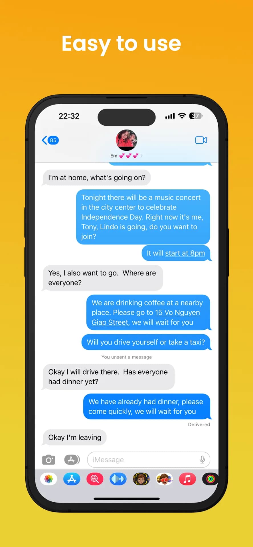 Messages iOS مهكر — لقطة شاشة 5