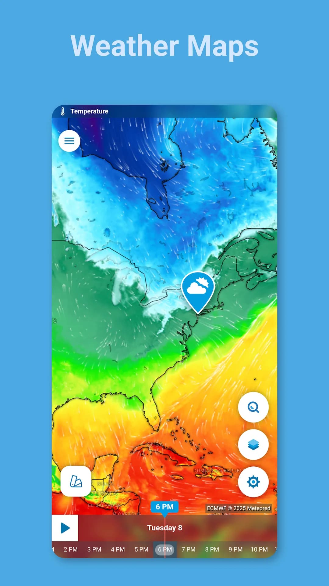 Meteored Pro مهكر — لقطة شاشة 3
