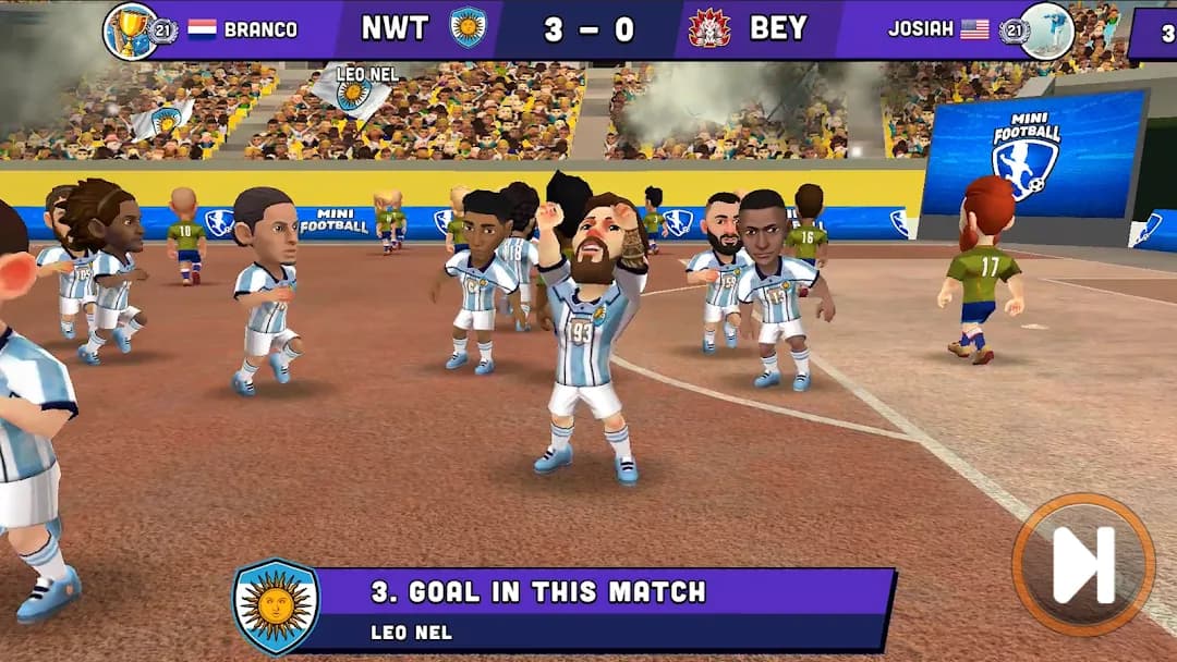 Mini Football مهكرة — لقطة شاشة 6