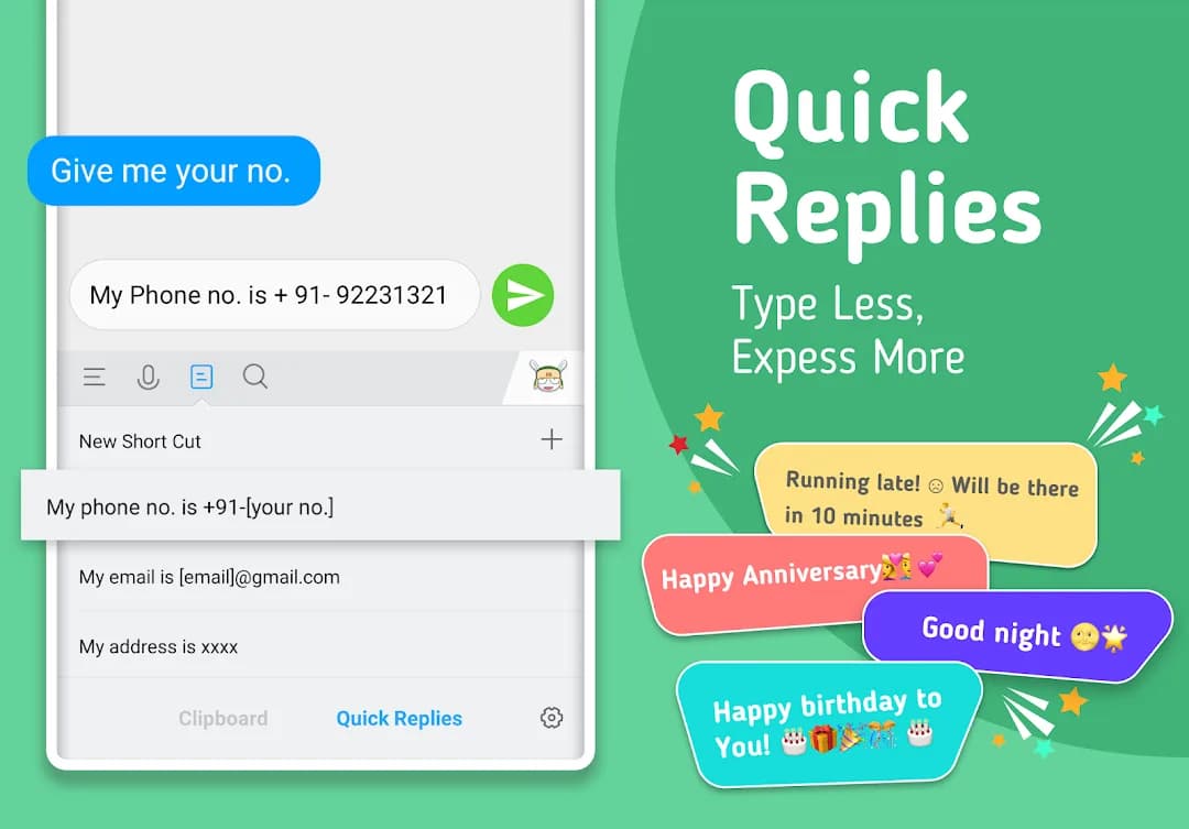 Mint Keyboard مهكر — لقطة شاشة 5