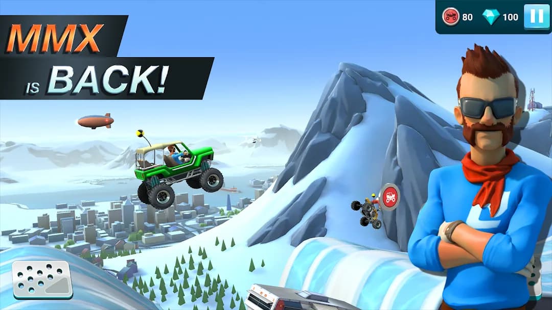 MMX Hill Dash 2 مهكرة — لقطة شاشة 1