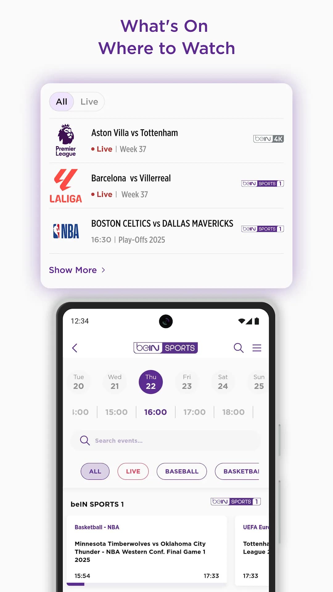 Mobein Sport Tv مهكر — لقطة شاشة 6