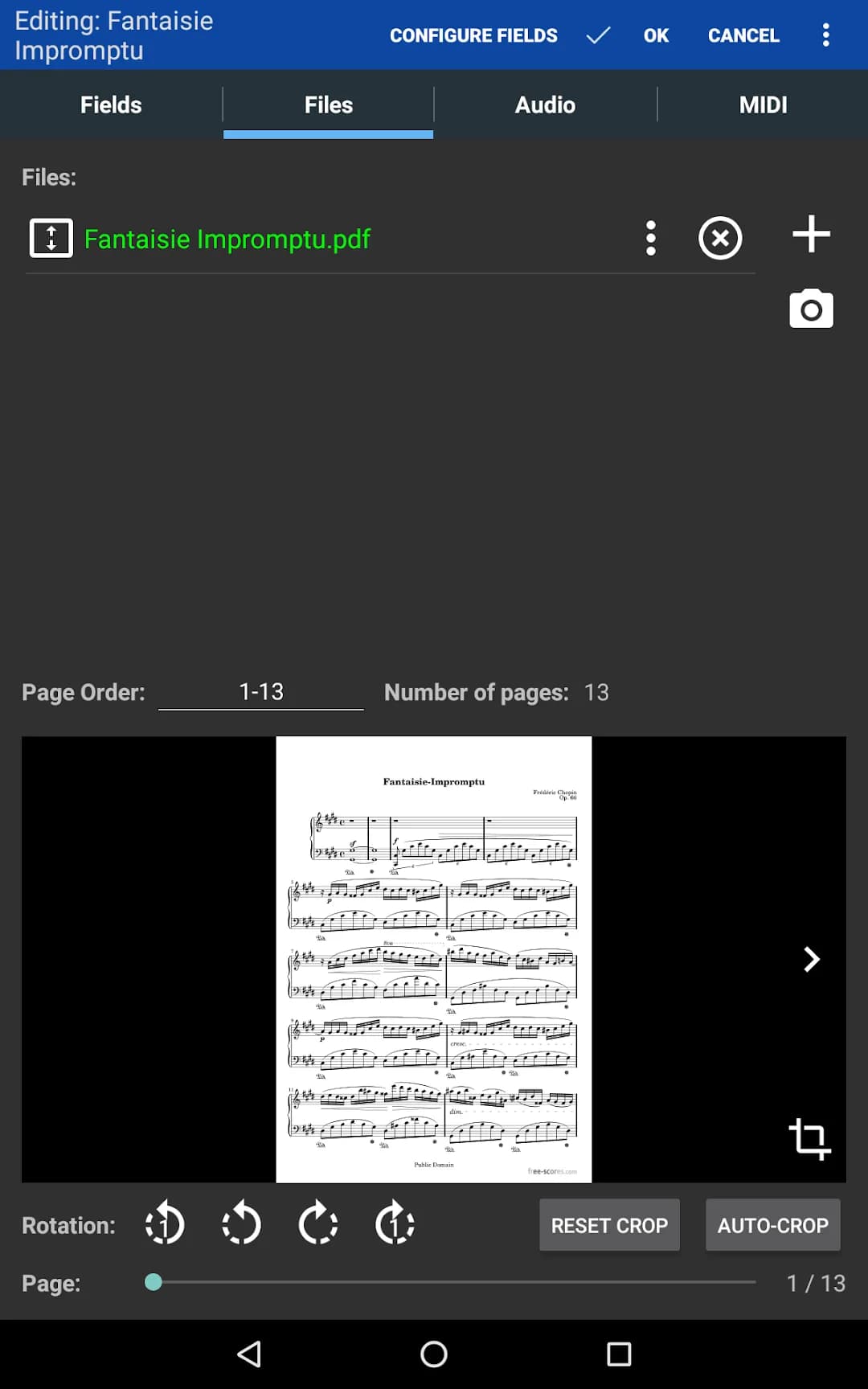 MobileSheets مهكر — لقطة شاشة 5