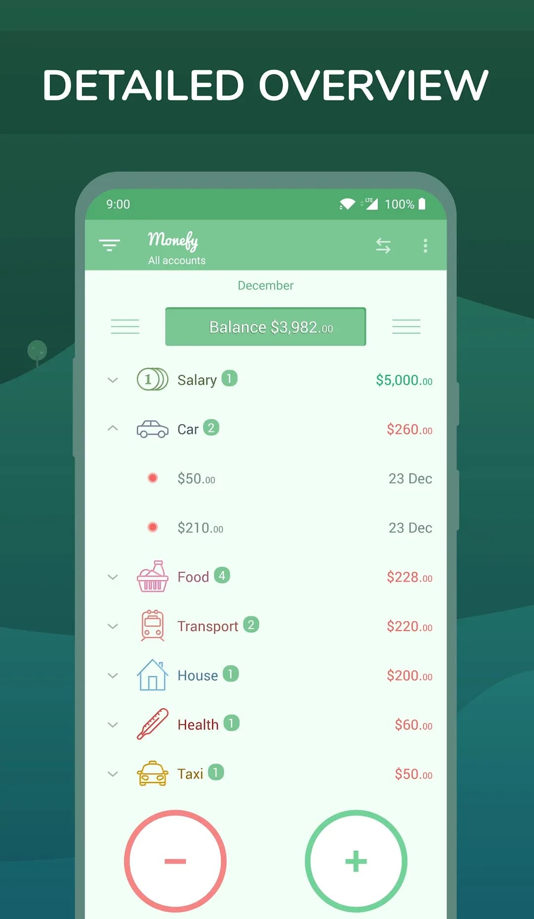 Monefy مهكر — لقطة شاشة 2