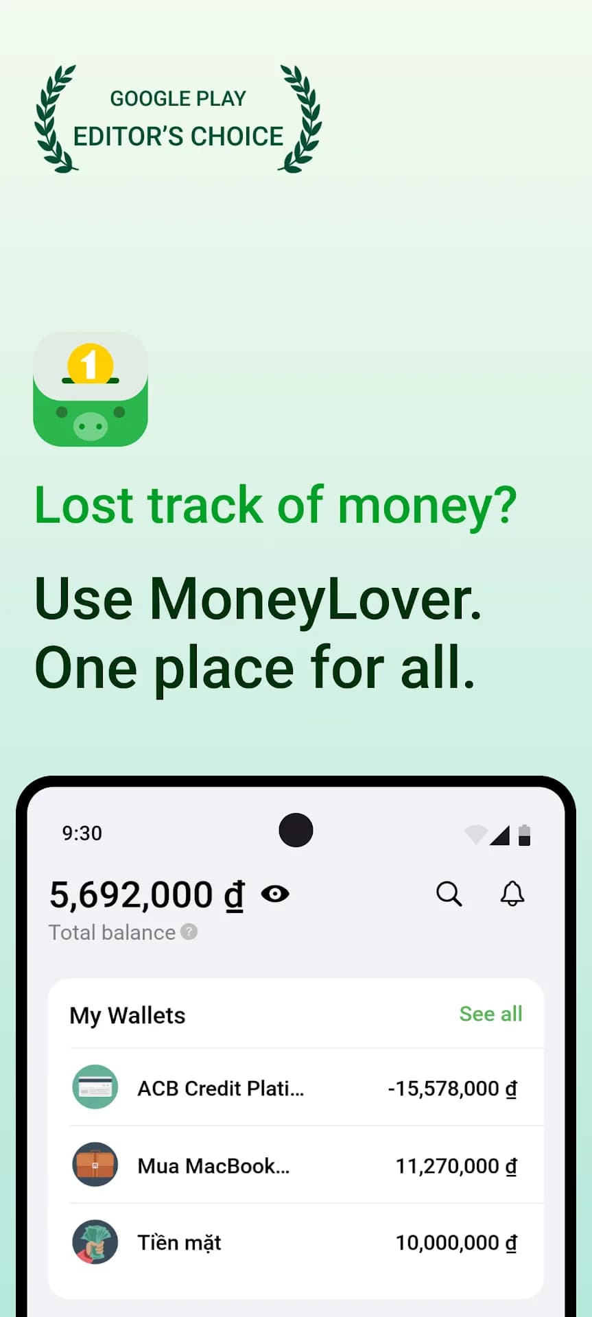 Money Lover مهكر — لقطة شاشة 1