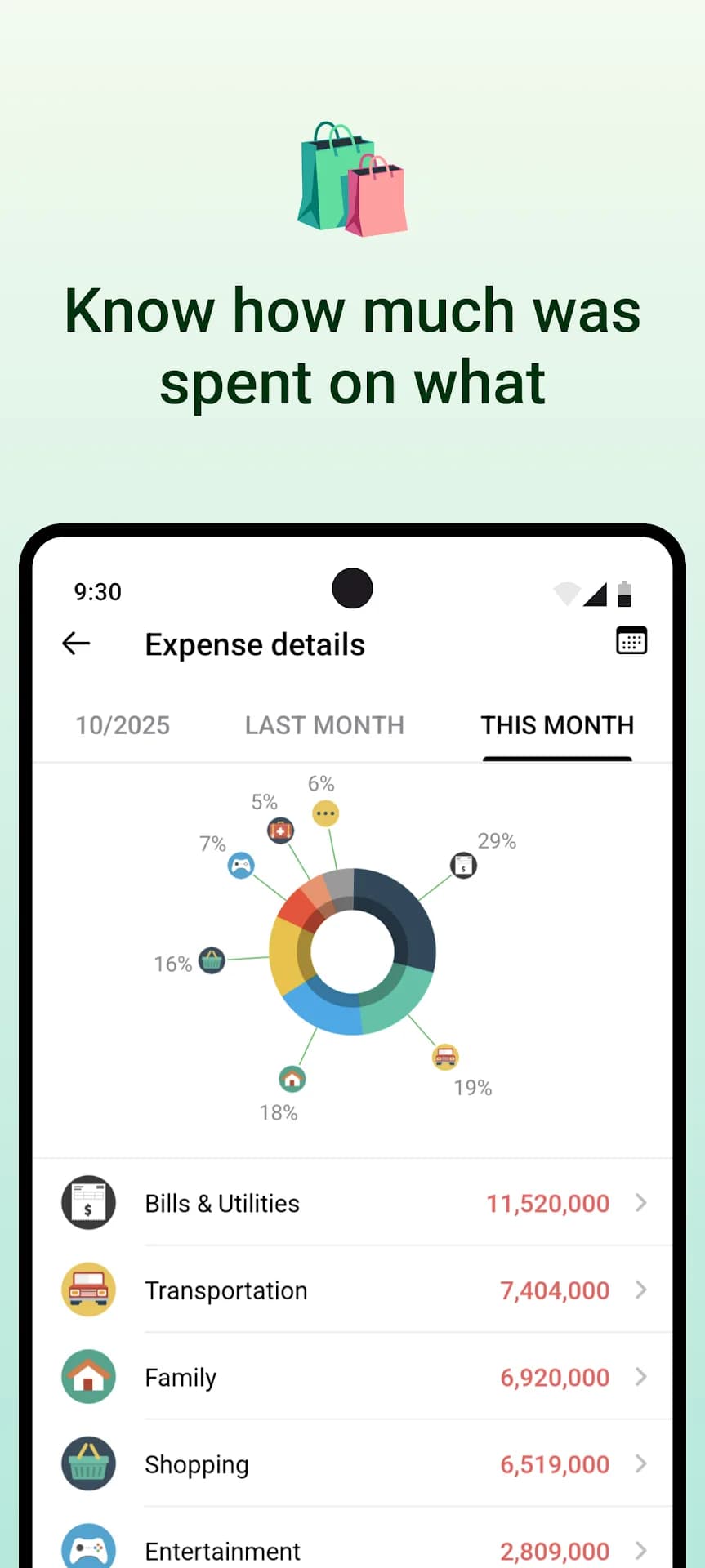 Money Lover مهكر — لقطة شاشة 3